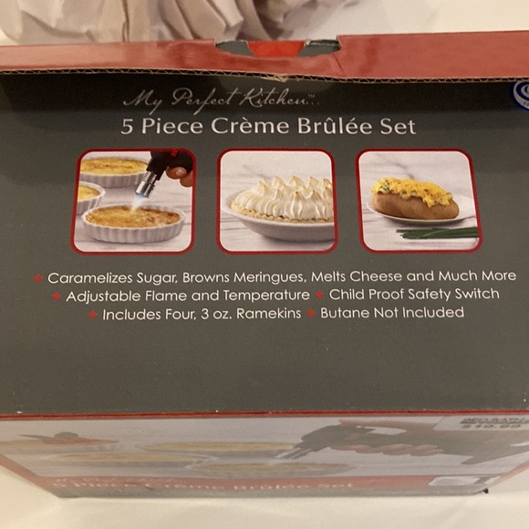 My perfect kitchen five piece crème brûlée set with torch bed bath and beyond - Picture 6 of 7